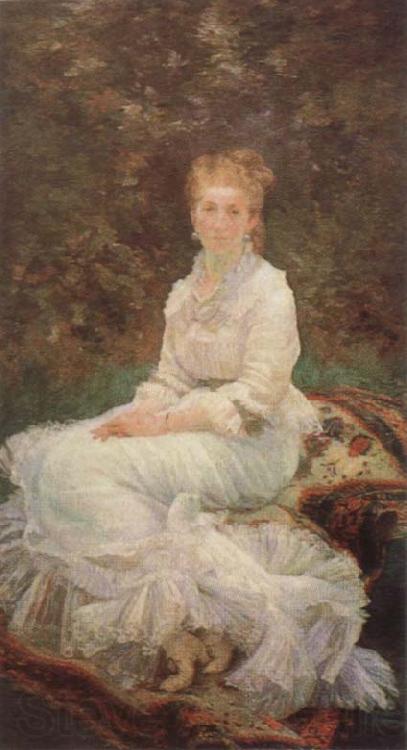 Marie Bracquemond The Lady in White Norge oil painting art